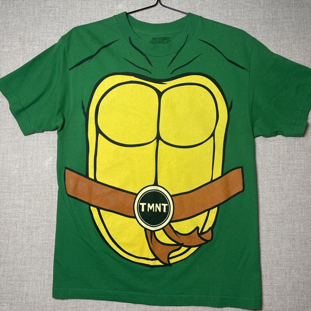 TMNT‎ Teenage Mutant Ninja Turtles Costume T-Shirt Green Medium 2013 Viacom